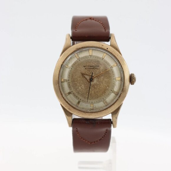 Vintage Wittnauer L130 Broad Arrow Men's Automatic Wristwatch 11 ARB 10k GF - Picture 1 of 4